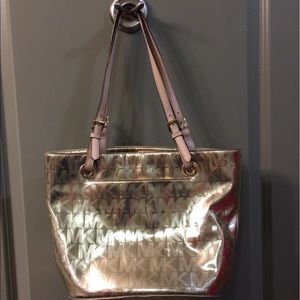 Michael Kors gold purse